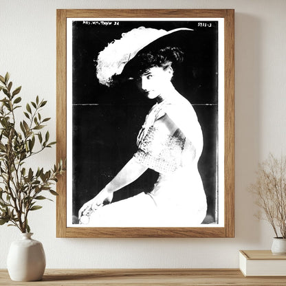 Historic Mrs. Wm. Thaw 3d Print, Vintage Art