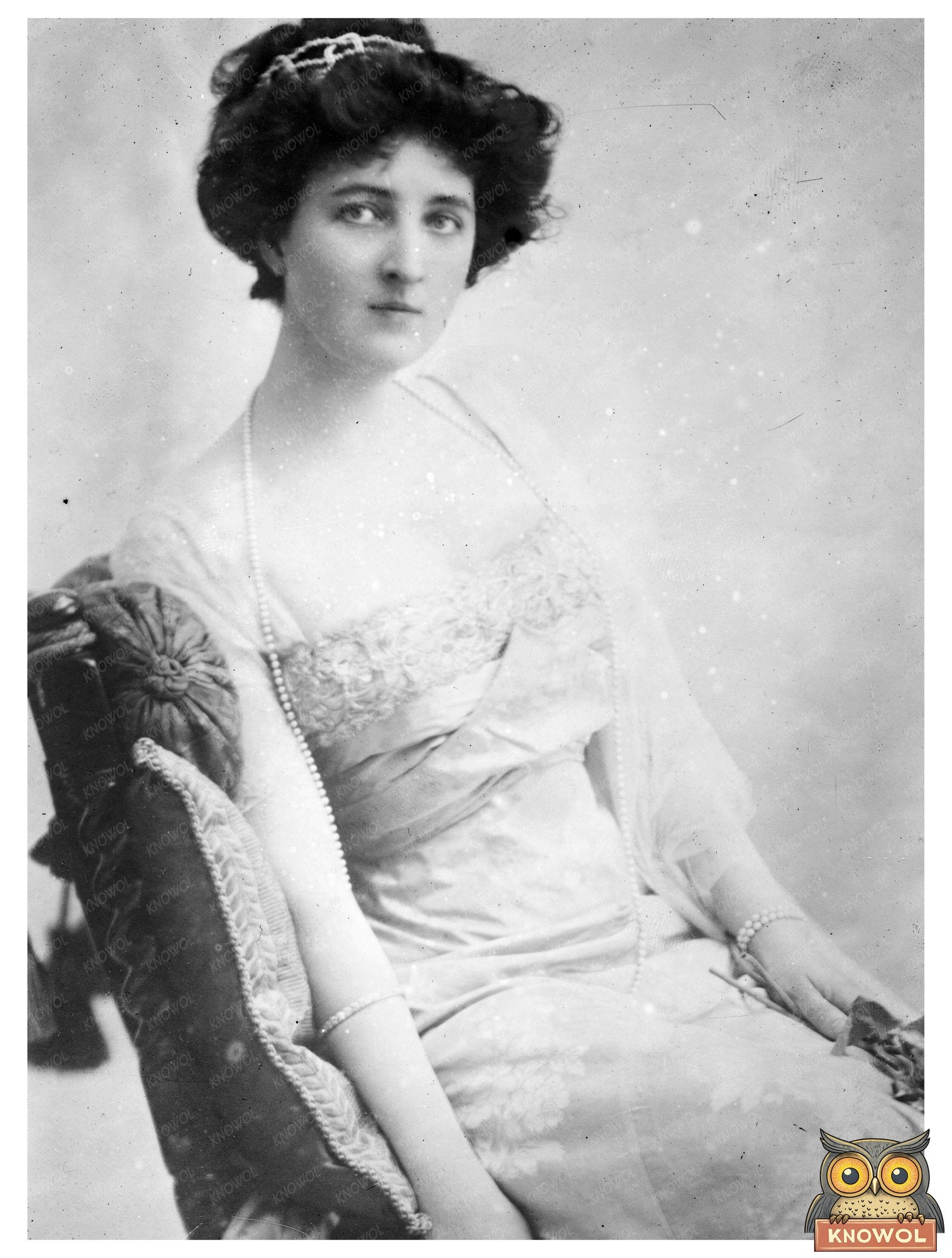 Historic Lady Newborough Print, Vintage Art