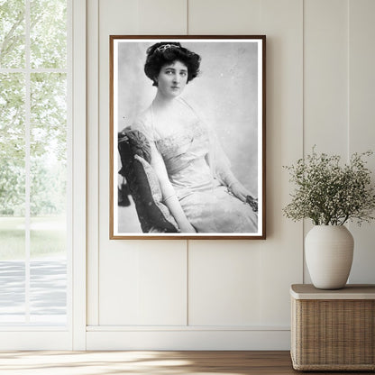 Historic Lady Newborough Print, Vintage Art