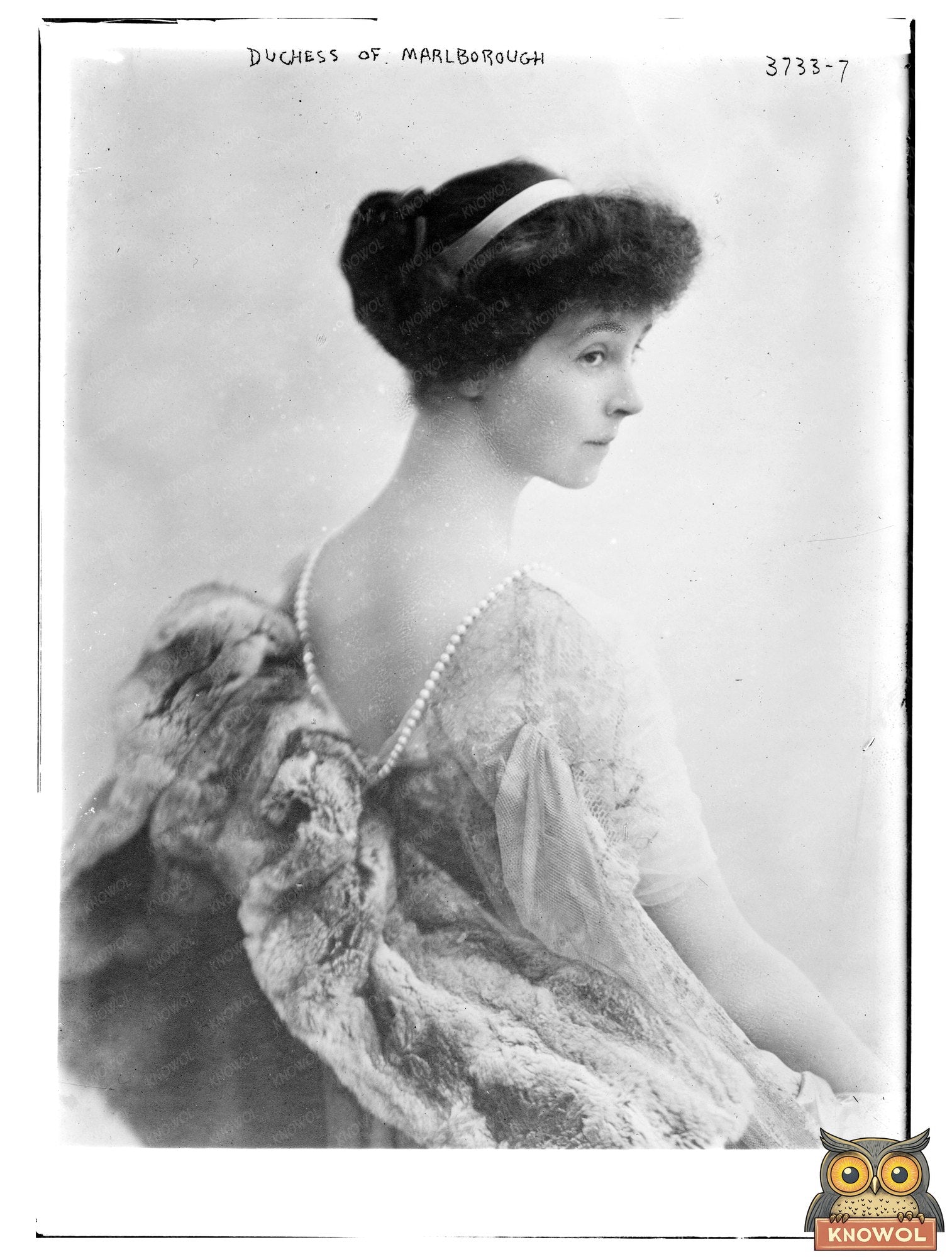 Historic Duchess of Marlborough Print, Vintage Art