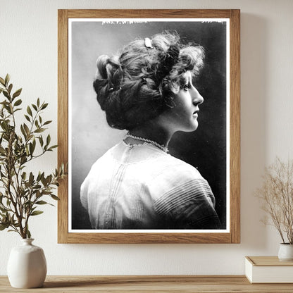 Historic Mrs. F.W. Wolfart Print, Vintage Art