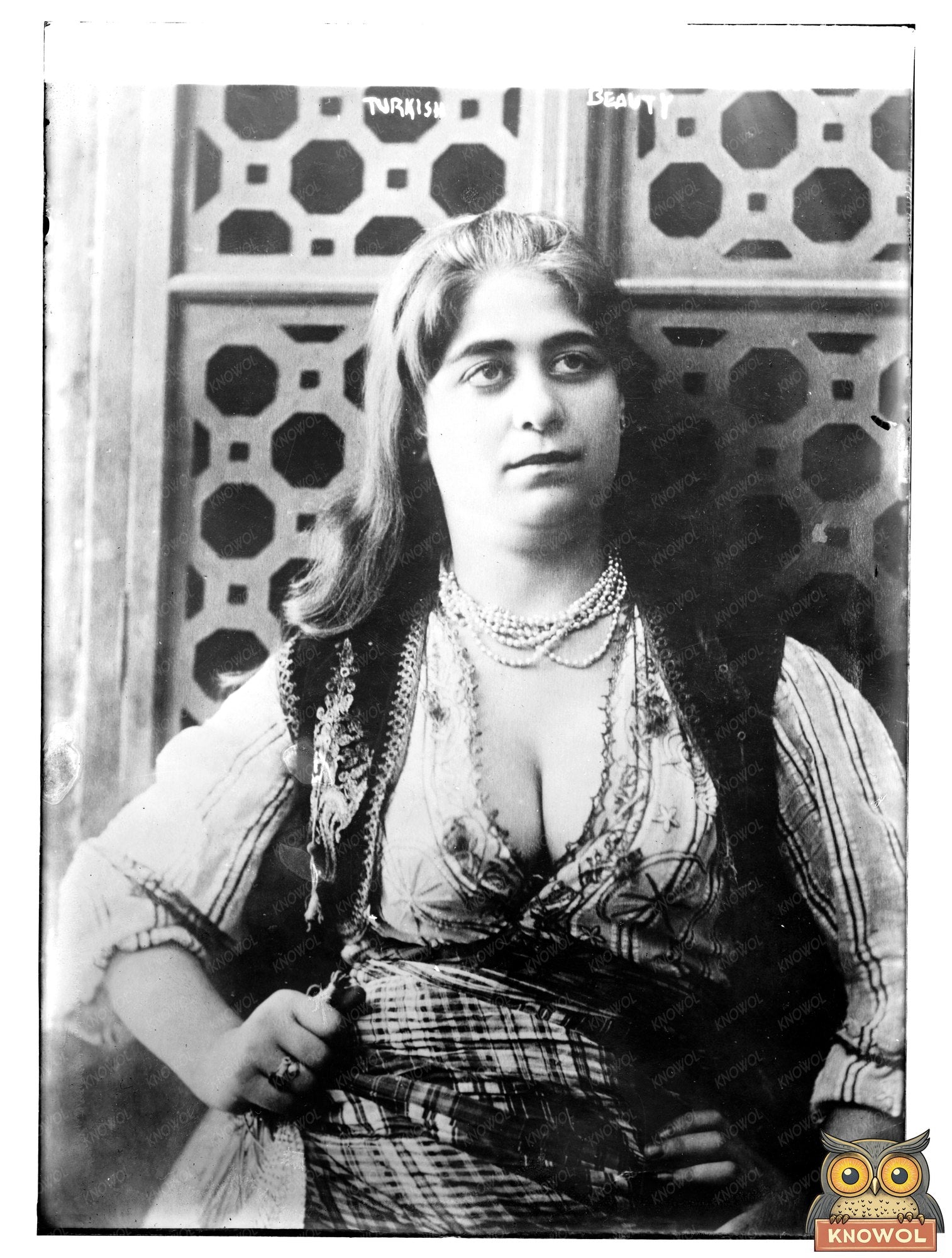 Historic Turkish Beauty [Turkey] Print, Vintage Art