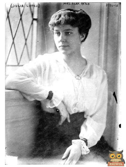 Historic Julia Littell (Mrs. Alex Patch) Print, Vintage Art