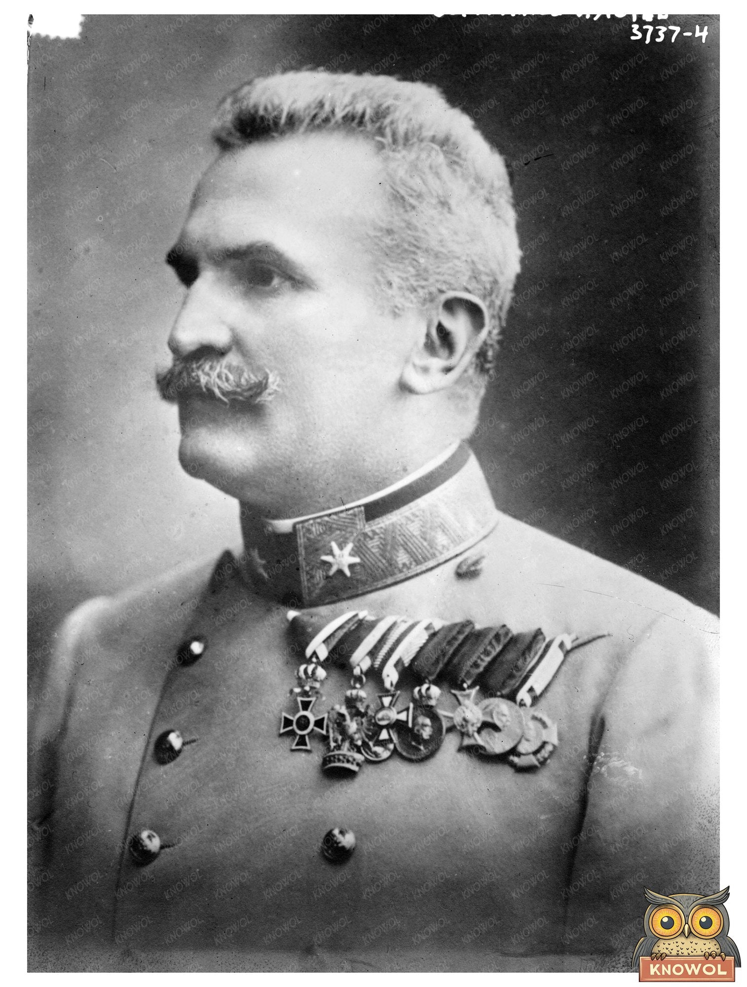 Historic Gen. Prince V. Hofer - Feldsturm Print, Vintage Art