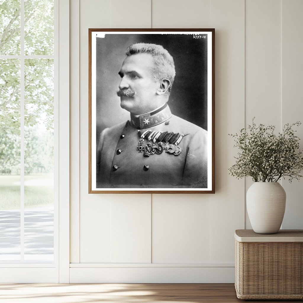 Historic Gen. Prince V. Hofer - Feldsturm Print, Vintage Art