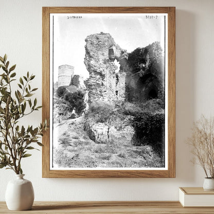 Historic Durazzo Print, Vintage Art