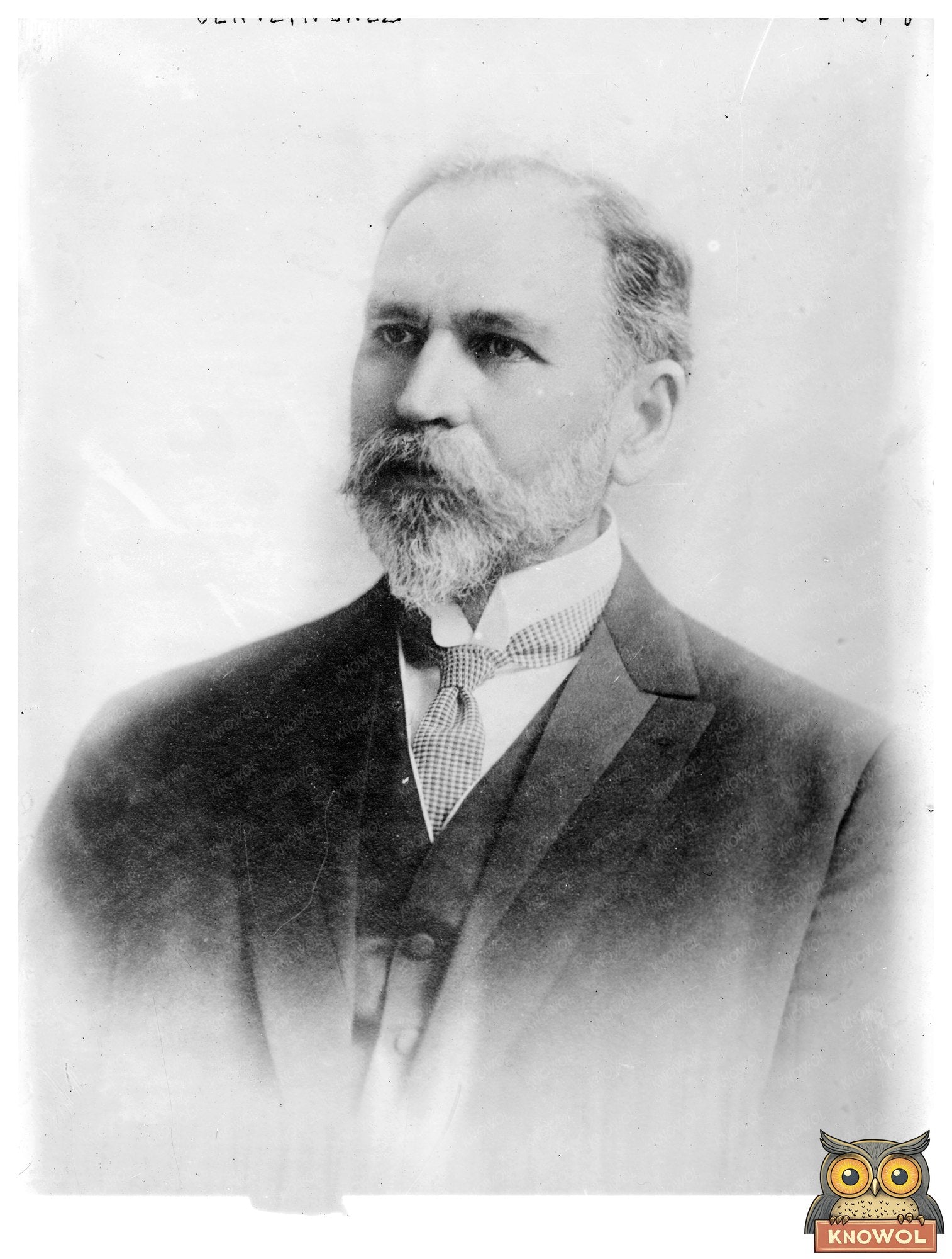 Historic Gen. E. Nunez Print, Vintage Art