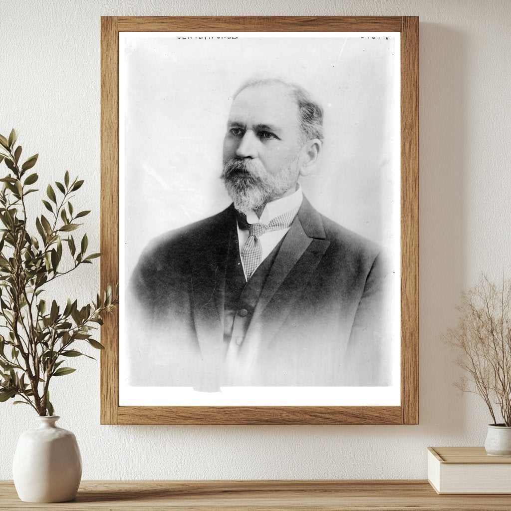 Historic Gen. E. Nunez Print, Vintage Art