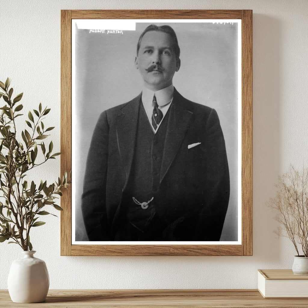 Historic Albert Herter Print, Vintage Art
