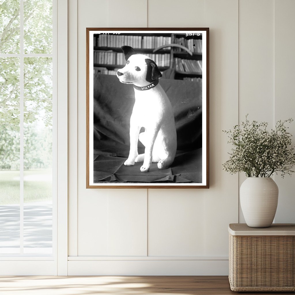 Historic Toy dog [Victor] Print, Vintage Art