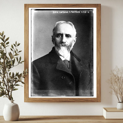 Historic Rev. Luther T. Townsend Print, Vintage Art