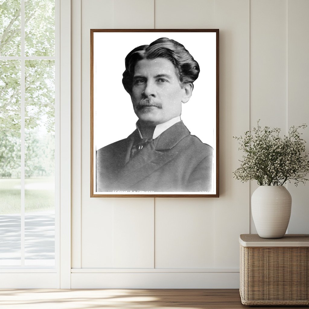 Historic Sen. P.A. Choquette Print, Vintage Art