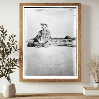 Historic D.J. Hill Print, Vintage Art