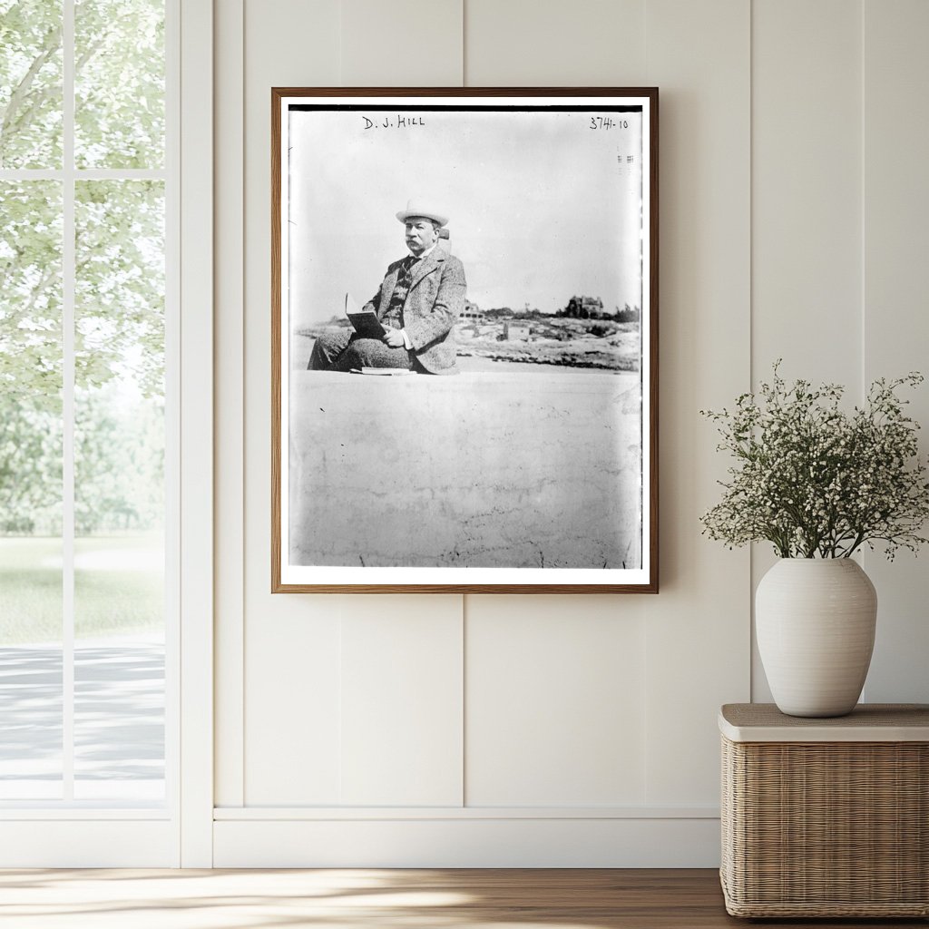 Historic D.J. Hill Print, Vintage Art