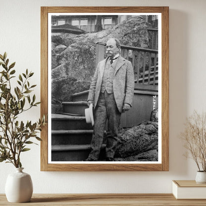Historic D.J. Hill Print, Vintage Art