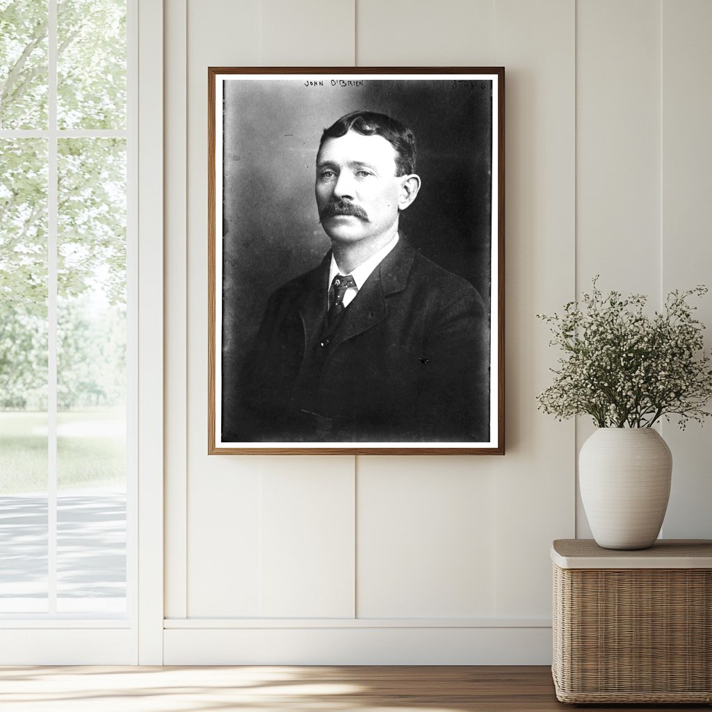 Historic John O'Brien Print, Vintage Art