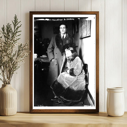 1920s Cinema Icons Lou Tellegen & Farrar Portrait