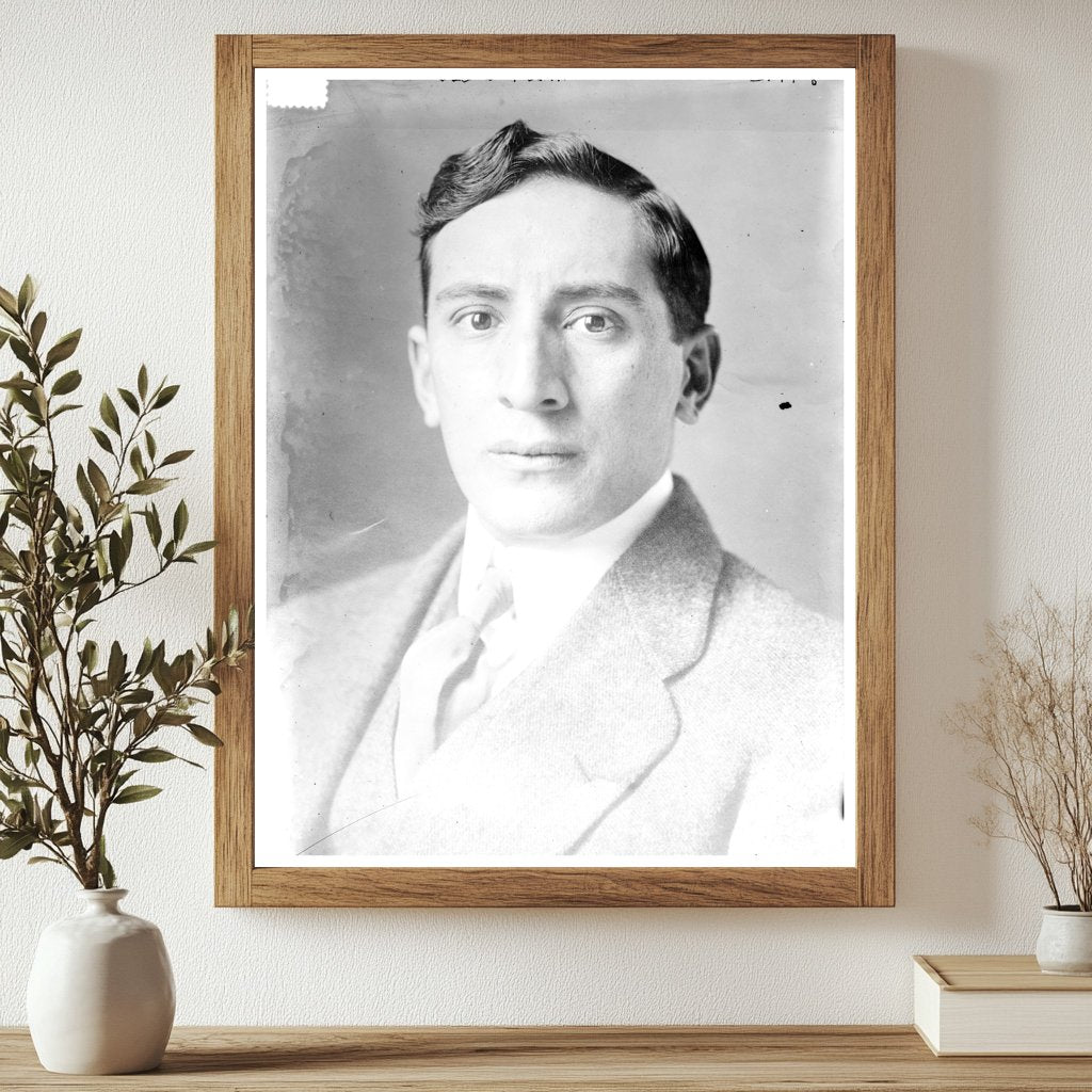 Historic Jesus Acuna Print, Vintage Art