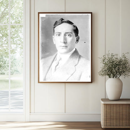 Historic Jesus Acuna Print, Vintage Art