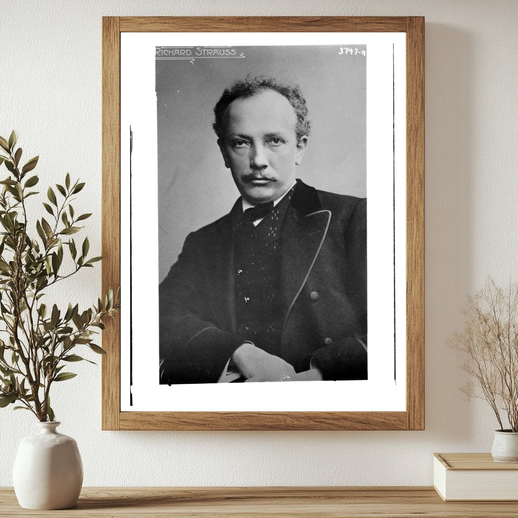 Historic Richard Strauss Print, Vintage Art