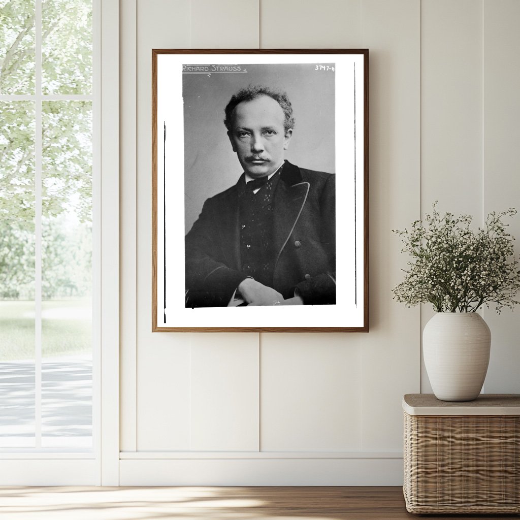 Historic Richard Strauss Print, Vintage Art
