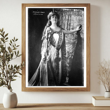 Historic Maud Fay a [i.e. as] Gurrune [i.e., Gutrune] Print, Vintage Art