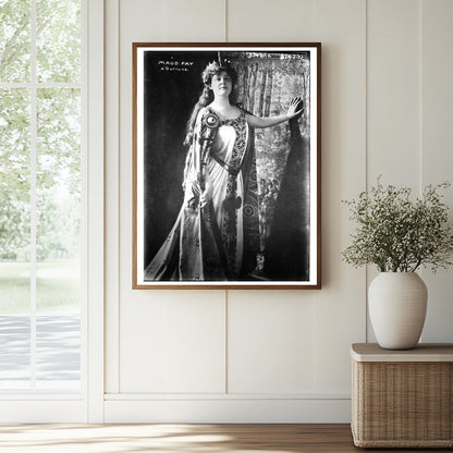 Historic Maud Fay a [i.e. as] Gurrune [i.e., Gutrune] Print, Vintage Art
