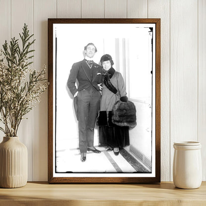 1916 Portrait of Actor Lou Tellegen with His Wife