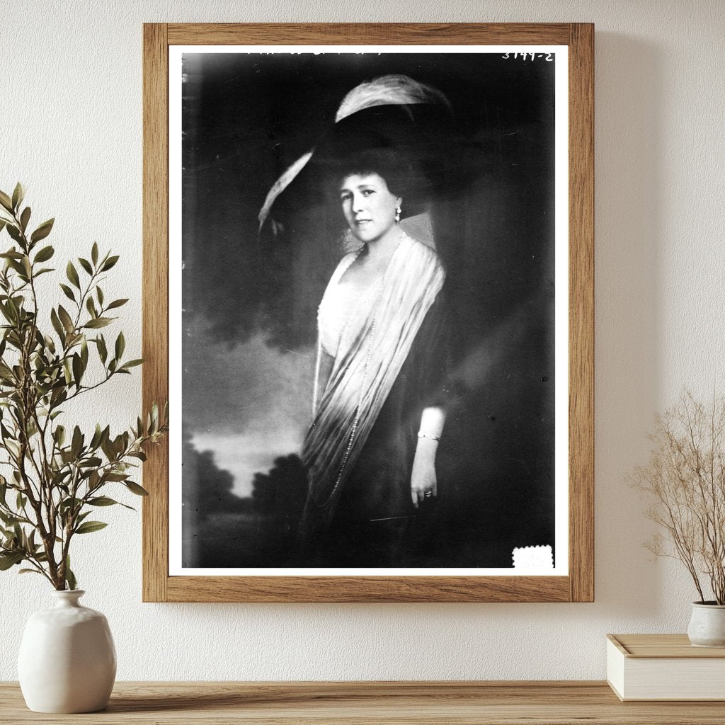 Historic Princess Salm-Salm Print, Vintage Art