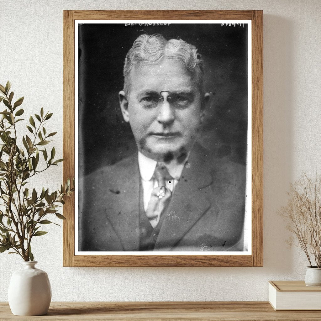 Historic E.E. Grosscup Print, Vintage Art