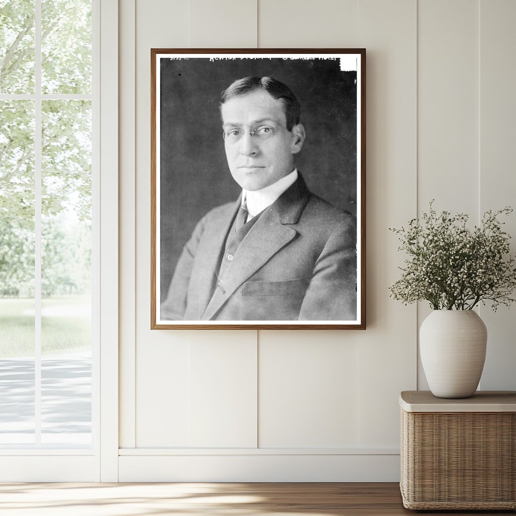 Historic Newton D. Baker Print, Vintage Art