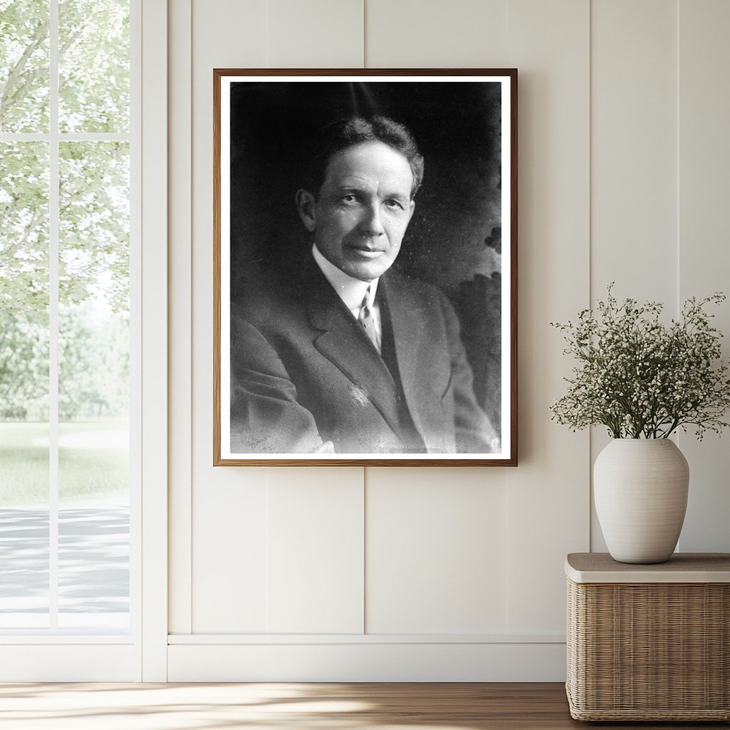Historic W.C. Durant Print, Vintage Art