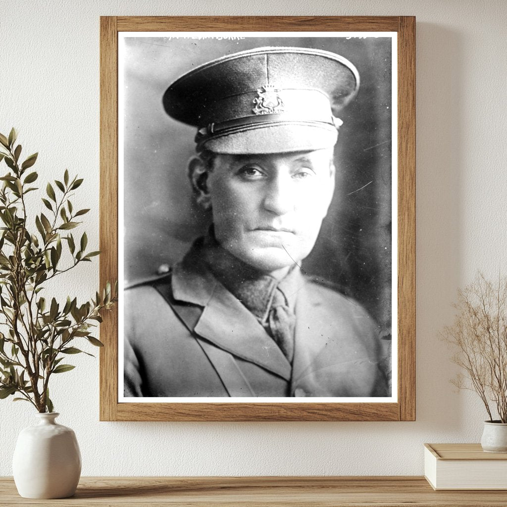 Historic Capt. Edm. Burke Print, Vintage Art