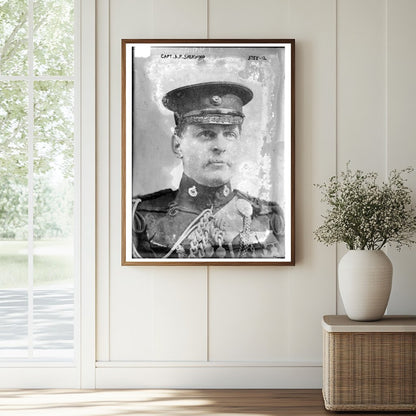 Historic Capt. A.P. Sherwood Print, Vintage Art
