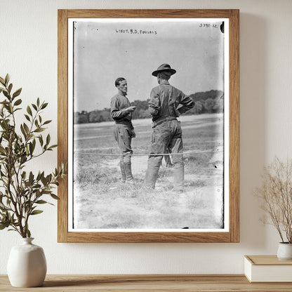 Historic Lieut. B.D. Foulois Print, Vintage Art