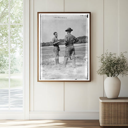 Historic Lieut. B.D. Foulois Print, Vintage Art