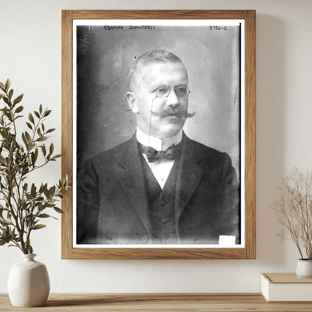 Historic Edmund Schulthess Print, Vintage Art