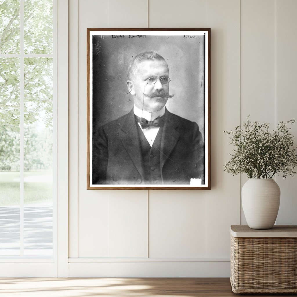 Historic Edmund Schulthess Print, Vintage Art