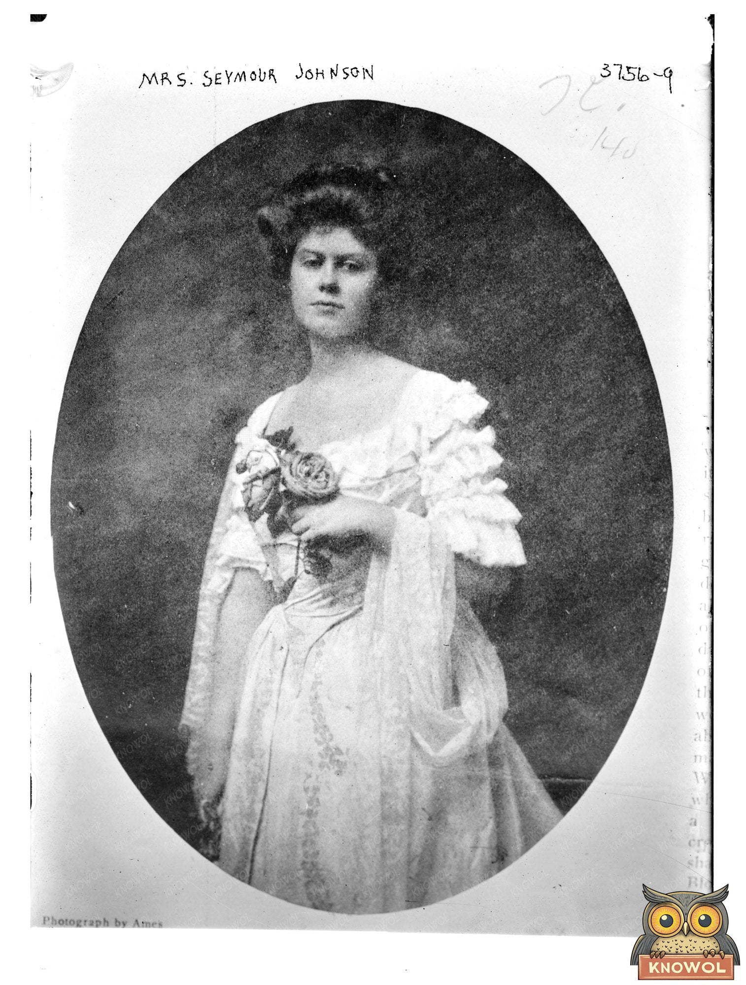 Historic Mrs. Seymour Johnson Print, Vintage Art