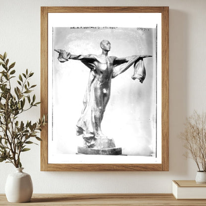 Historic Mrs. H.P. Whitney's "Titanic" Print, Vintage Art