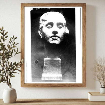 Historic Head for "Titanic" Print, Vintage Art