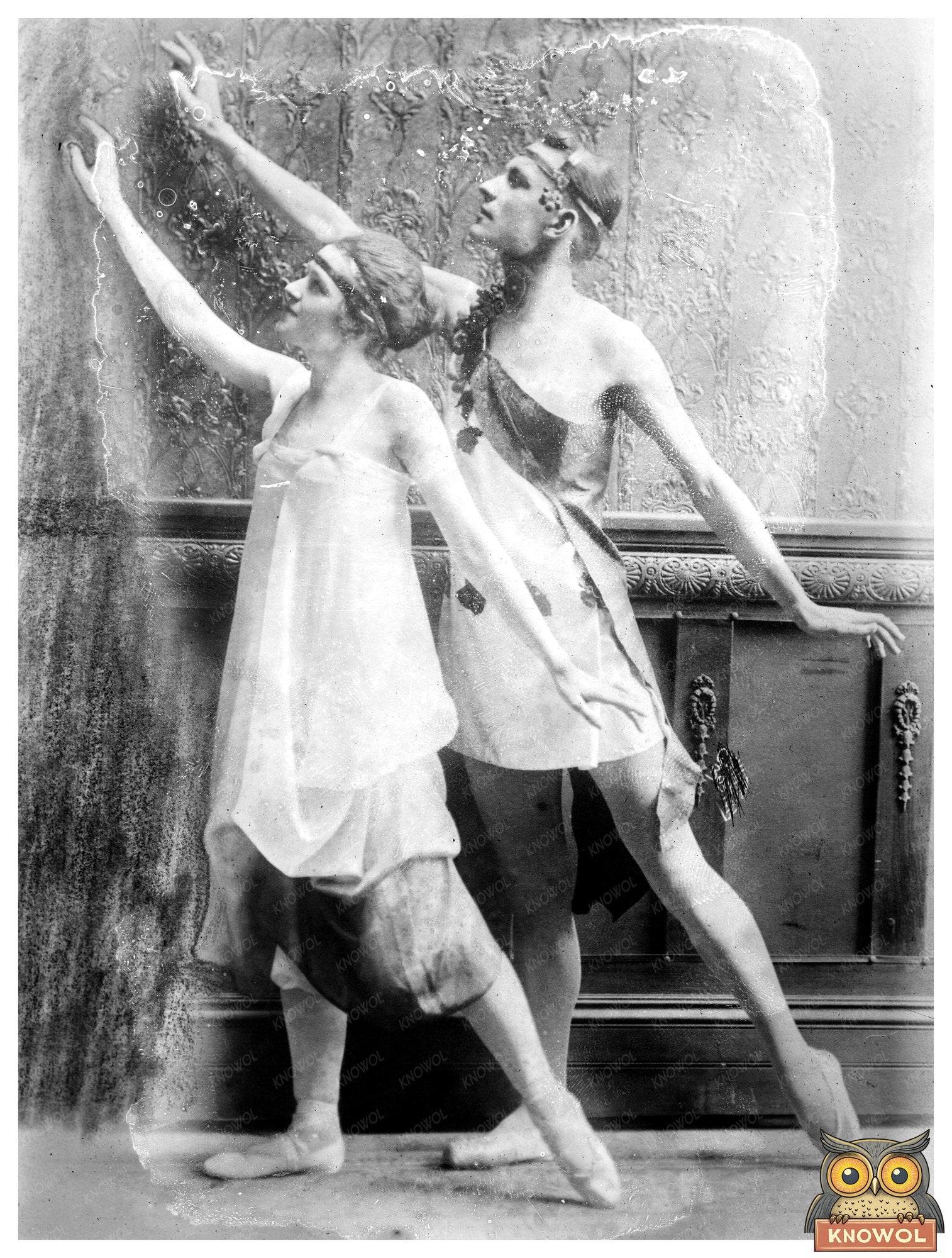 Historic Melba L. Procter & H.E. Marshall Hall [Ballet] Print, Vintage Art