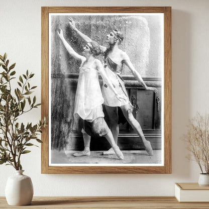 Historic Melba L. Procter & H.E. Marshall Hall [Ballet] Print, Vintage Art