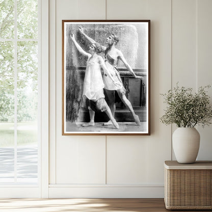 Historic Melba L. Procter & H.E. Marshall Hall [Ballet] Print, Vintage Art