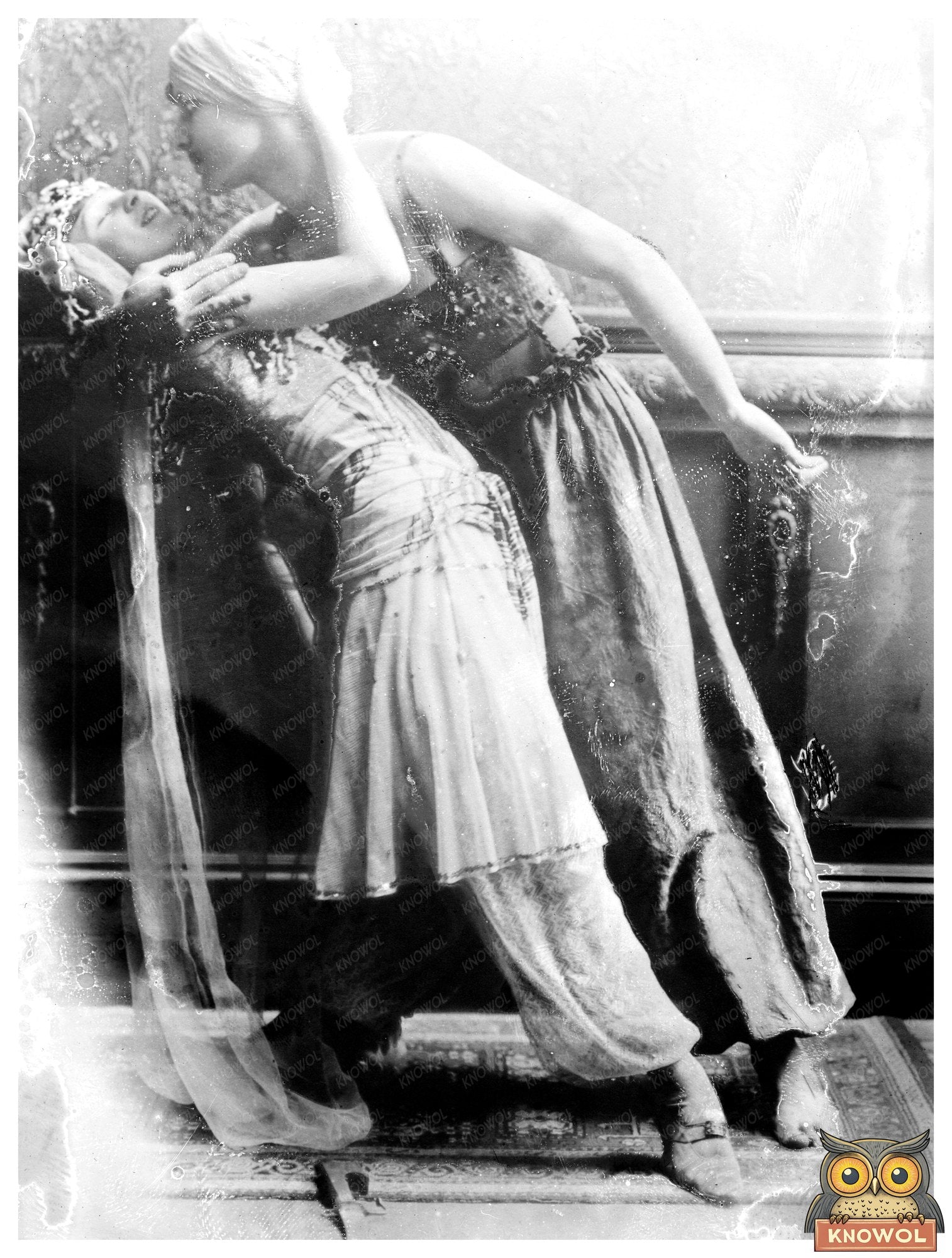 Historic Melba Procter and H.E. M. Hall [ballet] Print, Vintage Art