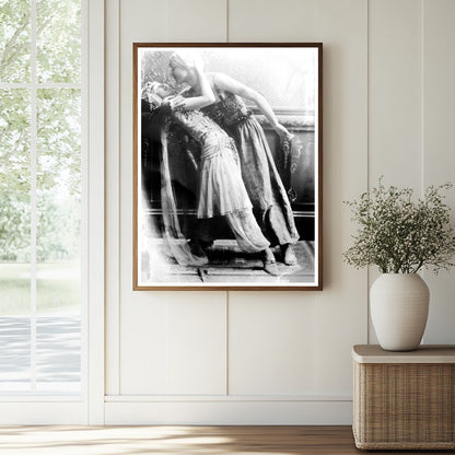 Historic Melba Procter and H.E. M. Hall [ballet] Print, Vintage Art