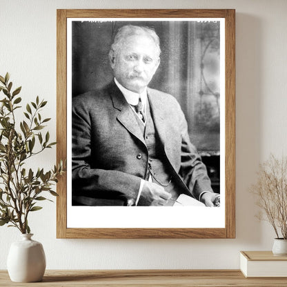 Historic D.R. Francis Print, Vintage Art