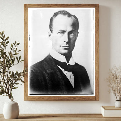 Historic Sir Douglas Mawson Print, Vintage Art