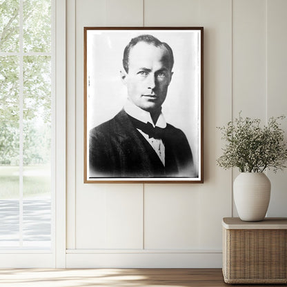 Historic Sir Douglas Mawson Print, Vintage Art