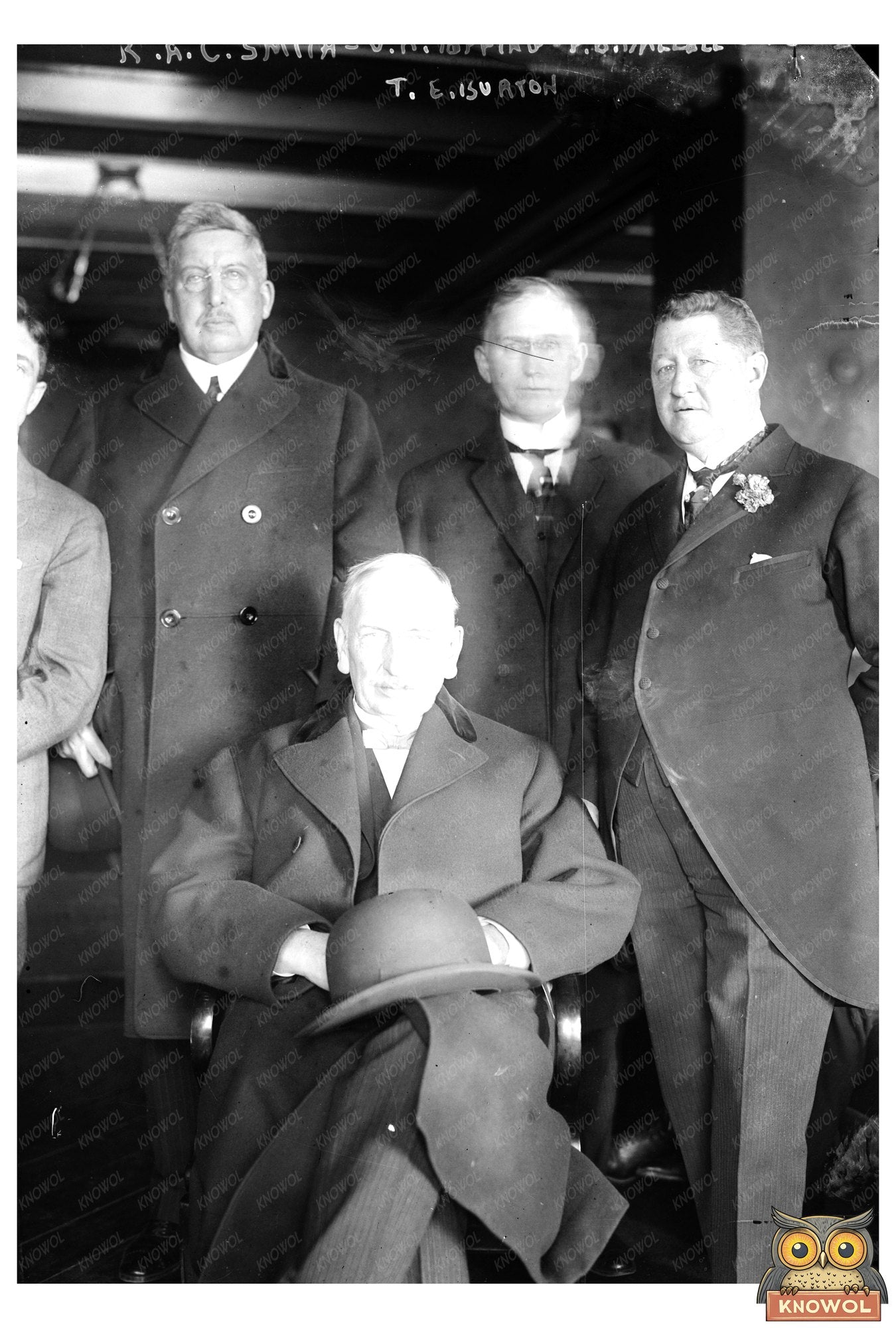 1915-1920 Gathering of Notable Figures in Suits